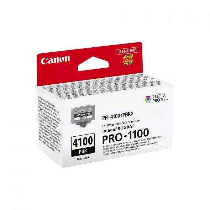 Canon tinta PFI-4100BK, foto crna