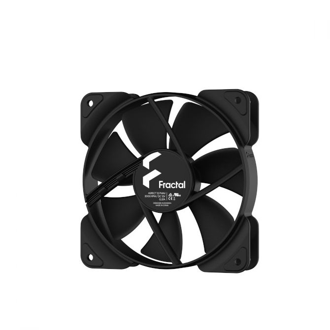 Fractal Aspect 12 PWM Black,120mm ventilator, crni