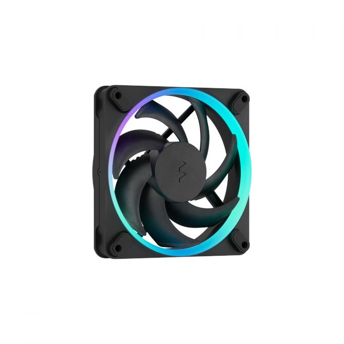 Fractal Momentum 12 RGB, ventilator, crni