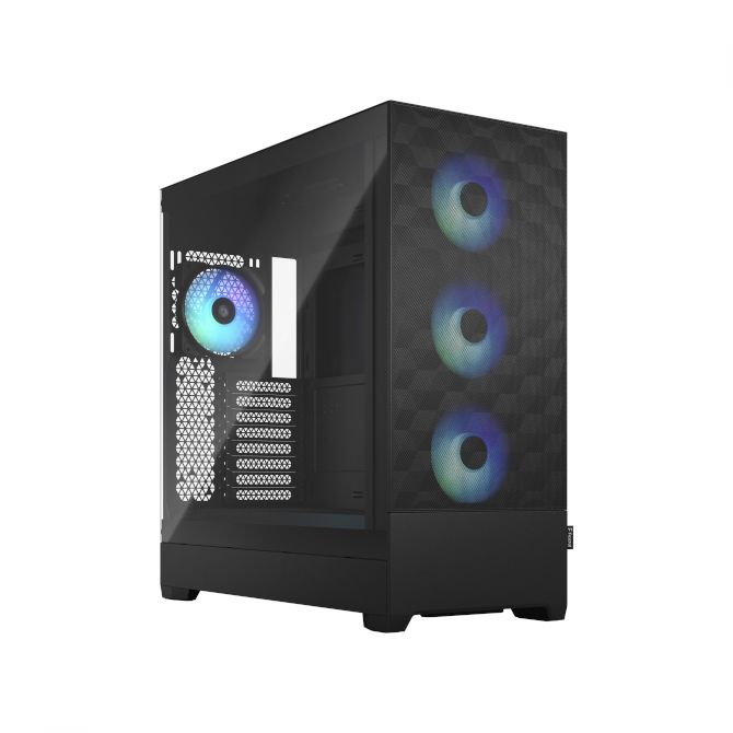 Fractal Pop XL Air RGB Black TG Clear Tint