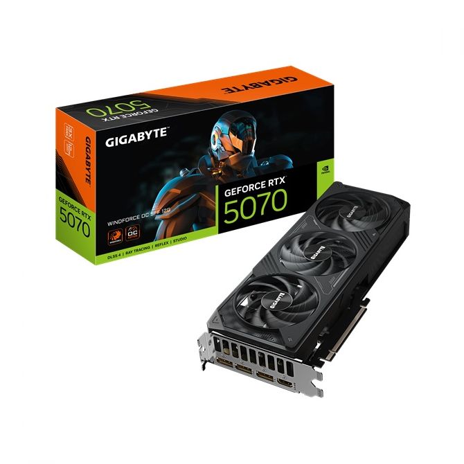Gigabyte GF RTX5070 WF3 OC, 12GB GDDR7
