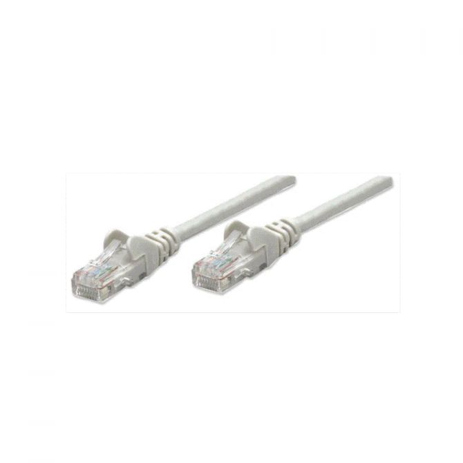 Intellinet Cat5e, CCA, U/UTP, PVC, RJ45, 10m, sivi