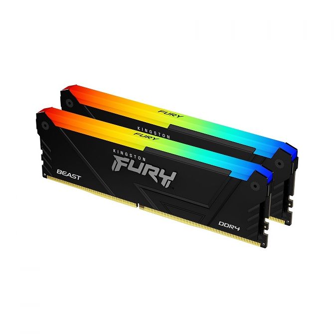 Kingston DDR4 16GB, 3200MHz, (2x8G) FURY Beast RGB