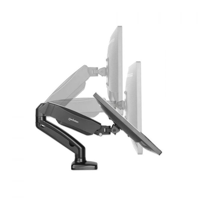 Manhattan nosač stolni monitor17”-32”,do 9kg,crni
