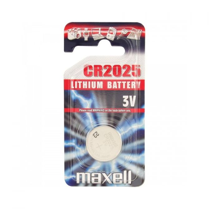 Maxell lit. dugmasta baterija CR2025, 1 komad