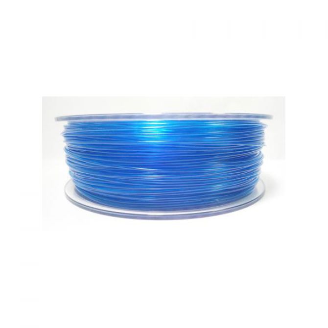 PET-G filament 1.75 mm, 1 kg, transparent blue
