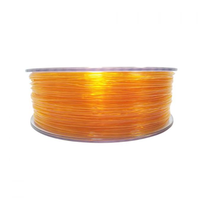 PET-G filament 1.75 mm, 1 kg, transparent orange