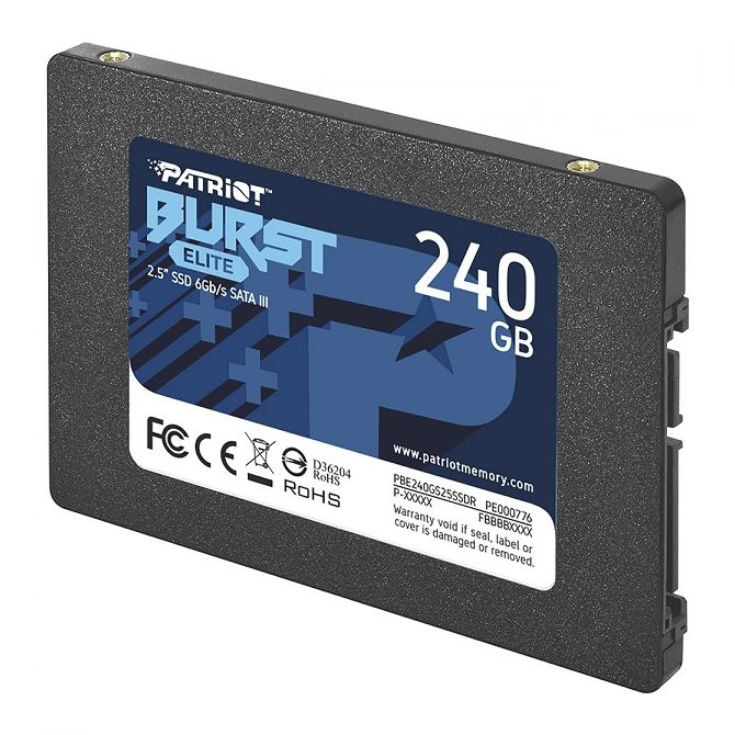Patriot SSD Burst Elite R450/W320, 240GB, 7mm,2.5”