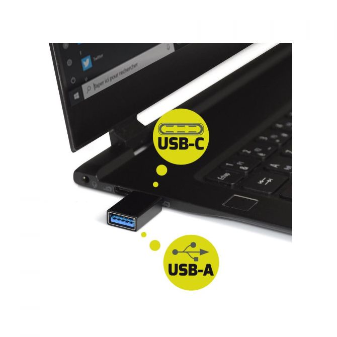 Port adapter USB-C M -> USB-A F, 2 kom