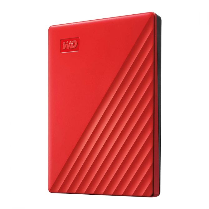WD Passport 4TB Portable, USB 3.0 Red