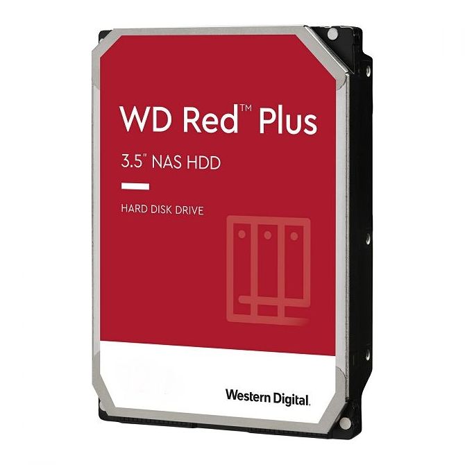 WD Red Plus WD20EFPX 2TB, 3,5”, 64MB, 5400 rpm