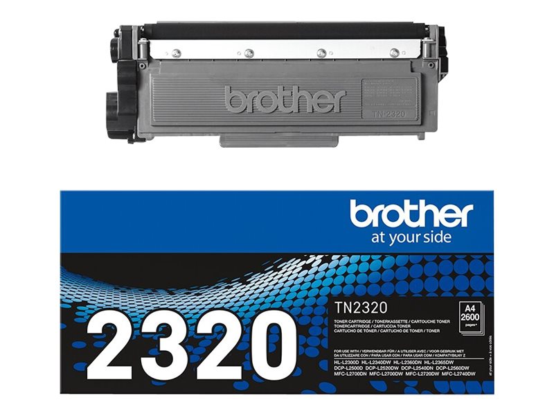 BROTHER TN2320 black toner 2600 pages Cijena