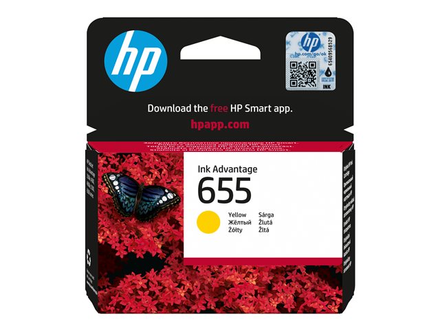 HP 655 ink cartridge yellow 600p Cijena