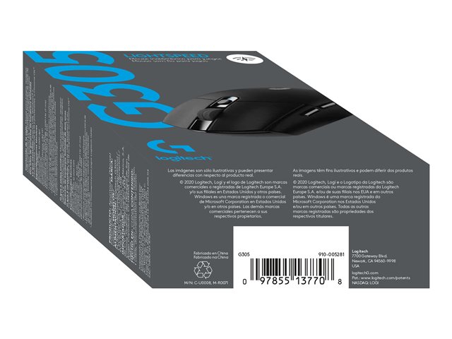 LOGI G305 Recoil Gaming Mouse BLACK EER2 Cijena