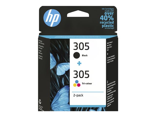 HP 305 2-Pack Tri-color/Black Original Cijena
