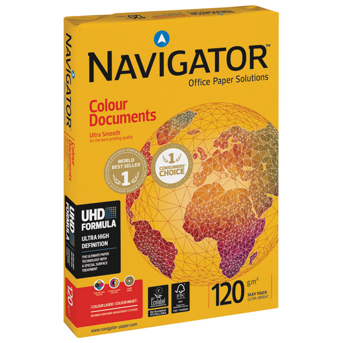 Papir ILK Navigator A3 120g Colour Documents pk500 Soporcel Cijena