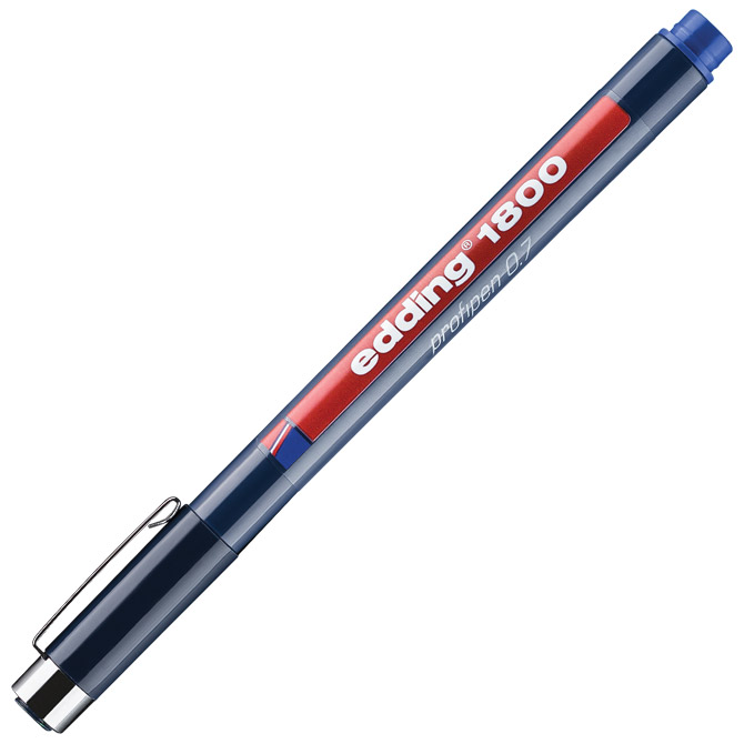 Flomaster za tehničko crtanje profipen 0,7mm Edding 1800 plavi Cijena