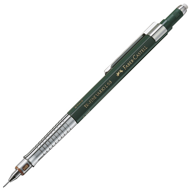 Olovka tehnička 0,3mm TK-Fine Vario L Faber-Castell 135300 zelena Cijena