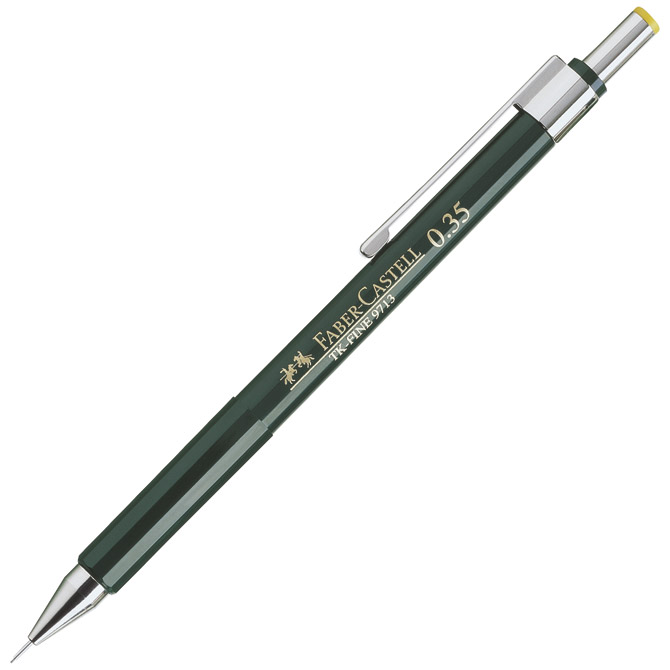 Olovka tehnička 0,3mm TK-Fine 9713 Faber-Castell 136300 zelena Cijena