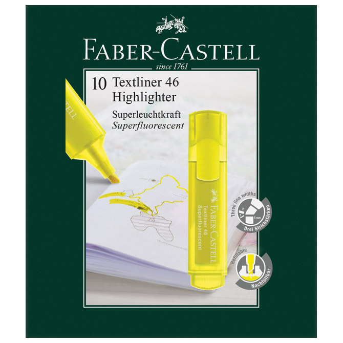 Signir 1-5mm 46 Superfluorescent Faber-Castell 154607 žuti Cijena