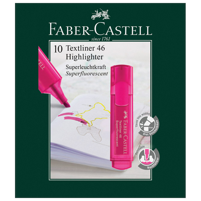 Signir 1-5mm 46 Superfluorescent Faber-Castell 154628 rozi Cijena