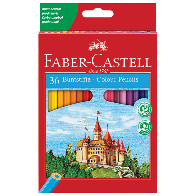 Boje drvene  36boja Faber-Castell 120136 blister Cijena