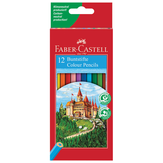 Boje drvene  12boja Faber-Castell 120112 blister Cijena