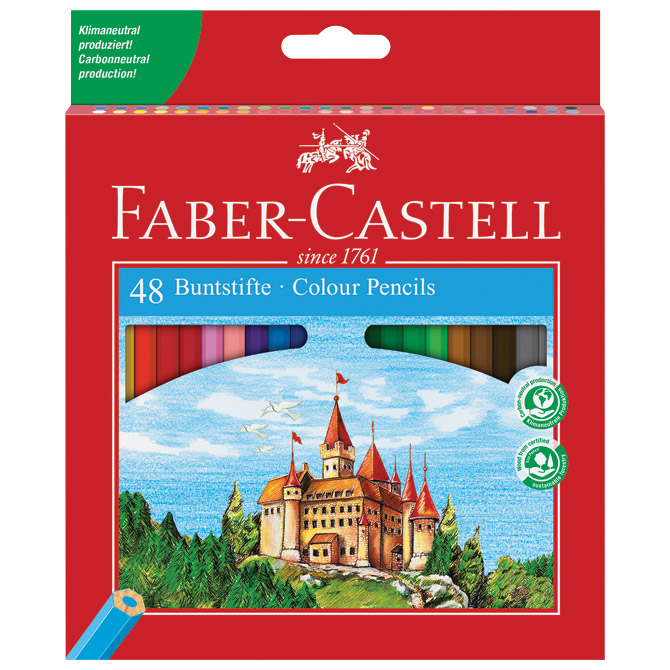 Boje drvene  48boja Faber-Castell 120148 blister Cijena