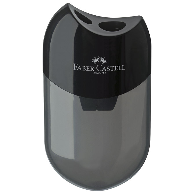 Šiljilo pvc s pvc kutijom 2rupe Faber-Castell 183500 crno Cijena