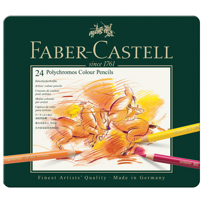 Boje drvene  24boje metalna kutija Polychromos Faber-Castell 110024 Cijena