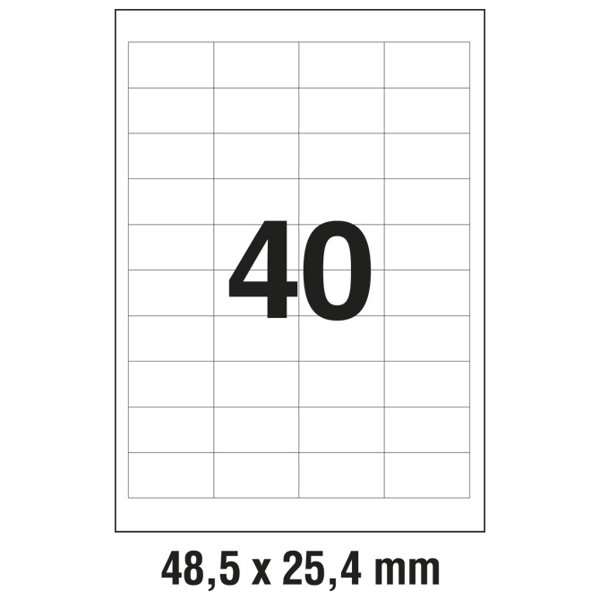 Etikete ILK  48,5x25,4mm pk100L Zweckform 3657 Cijena