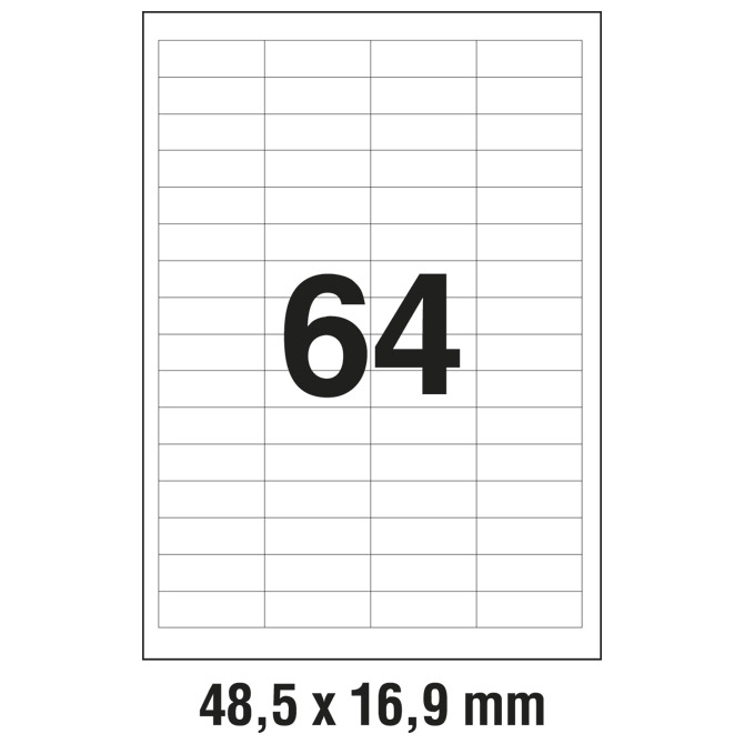 Etikete ILK  48,5x16,9mm pk100L Zweckform 3667 Cijena