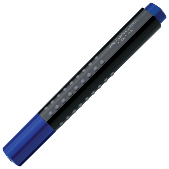 Marker permanentni 1-3mm okrugli vrh Grip 2001 Faber-Castell 150451 plavi Cijena