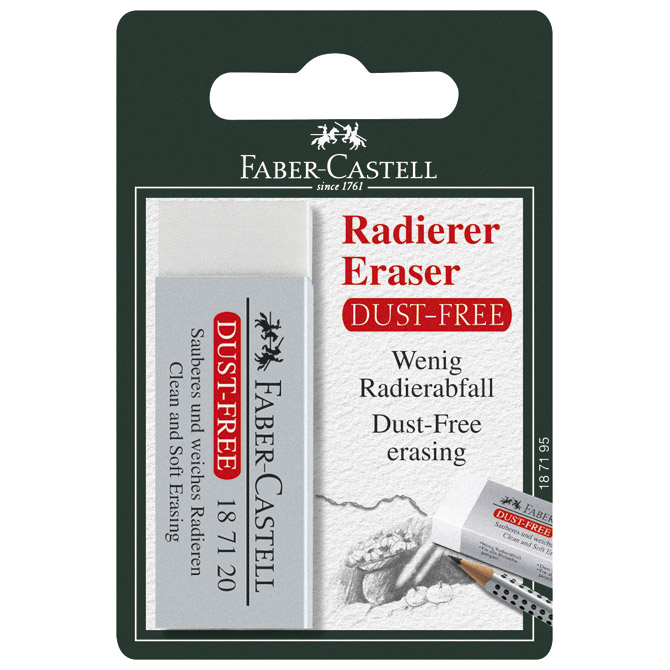 Gumica plastična Faber-Castell 187195 dust-free blister Cijena