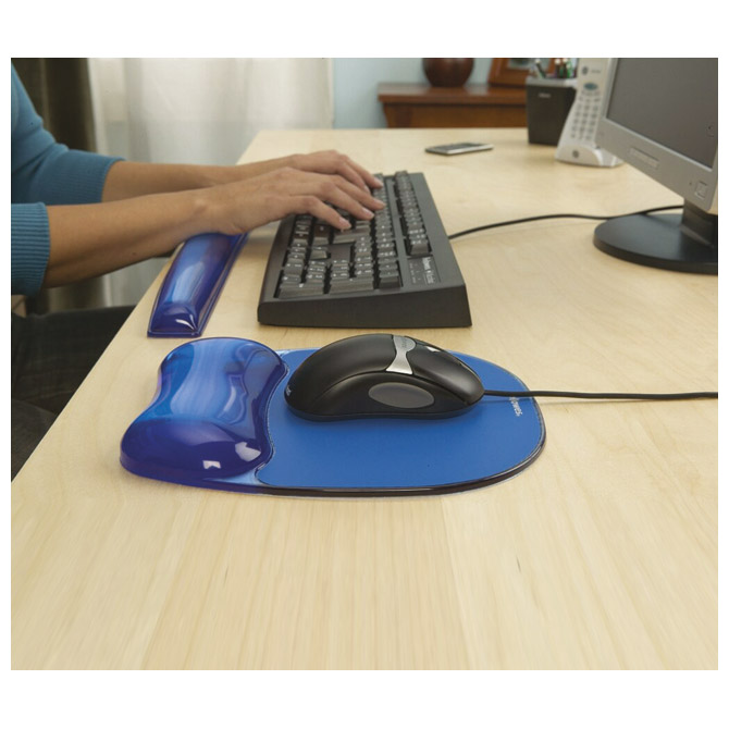 Podloga za miša ergonomska-gel Fellowes 9114120 plava PROMO Cijena