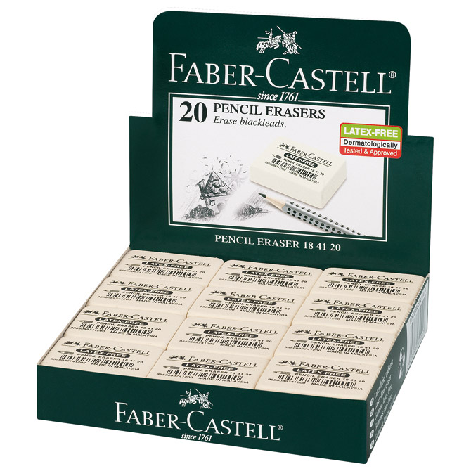 Gumica kaučuk 7041-40 Faber-Castell 184140 bijela Cijena