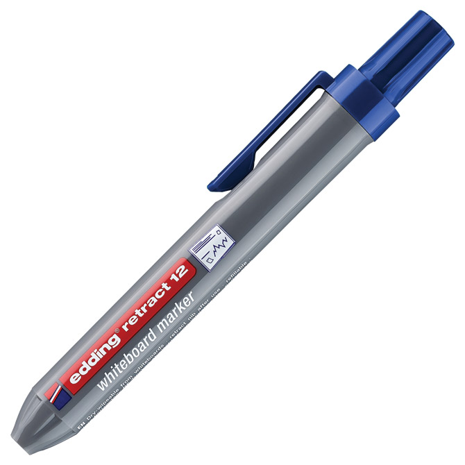 Marker za bijelu ploču 1,5-3mm Edding Retract 12 plavi Cijena