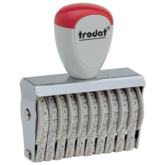 Numerator gumeni 10mjesta H- 4 mm Trodat 15410 Cijena