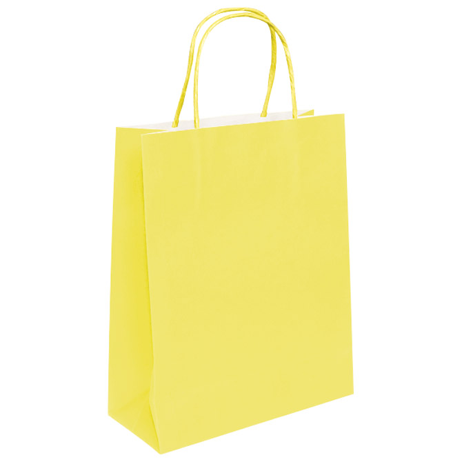 Vrećice ukrasne natron 22x31x10 cm pletena ručka pk50 Duga žute Cijena