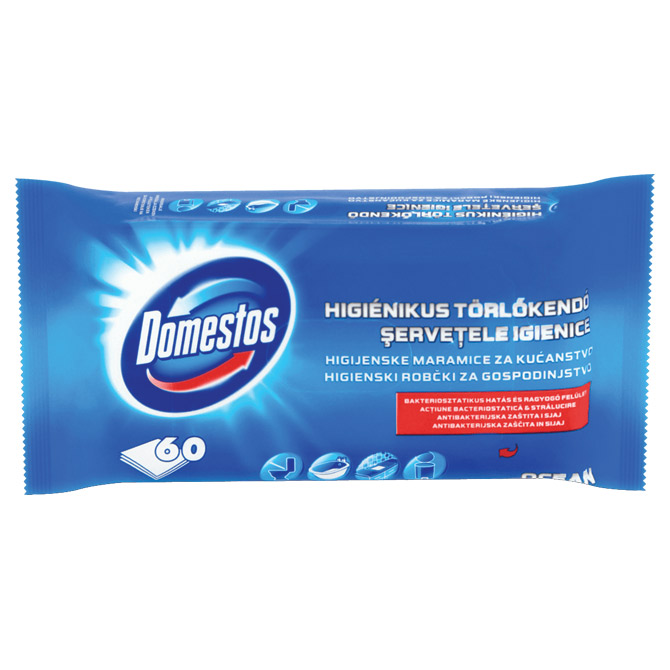 Sredstvo - Domestos-higijenske maramice Ocean pk60 Cijena