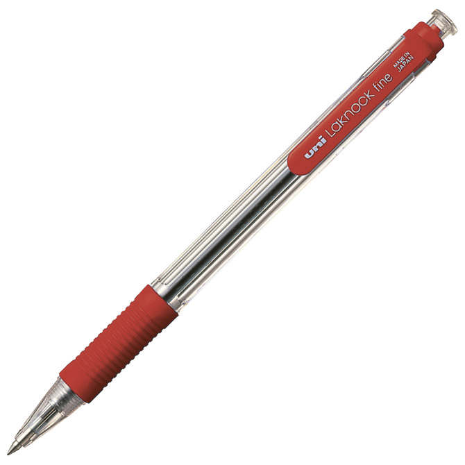 Olovka kemijska Lacknock Uni-Mitsubishi SN-101 crvena Cijena