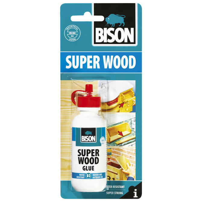 Ljepilo za drvo  75g Superwood Bison 1539029 blister Cijena