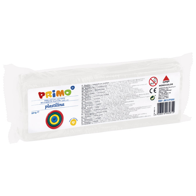 Plastelin 550g Primo 261CP550100 bijeli Cijena