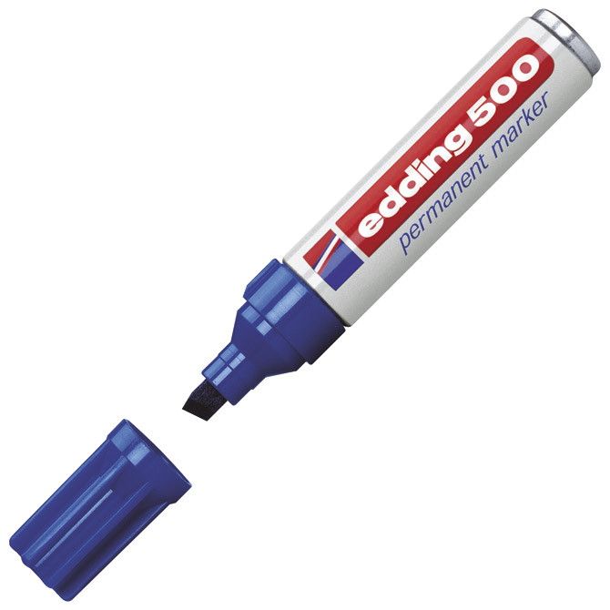 Marker permanentni 2-7mm Edding 500 plavi Cijena