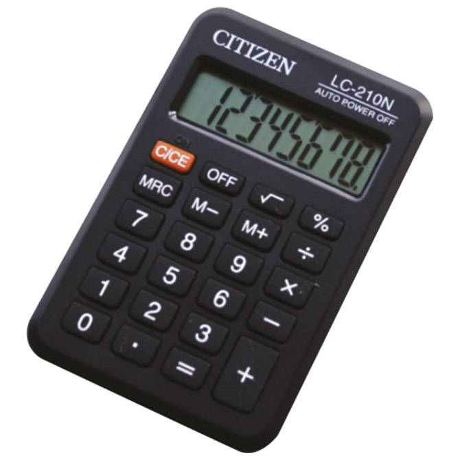 Kalkulator komercijalni  8mjesta Citizen LC-210NR crni Cijena
