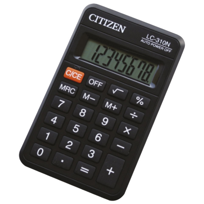 Kalkulator komercijalni  8mjesta Citizen LC-310NR crni Cijena