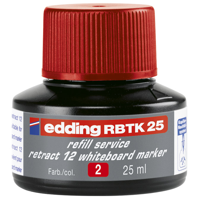 Tinta za marker (za bijelu ploču) 25ml Edding BTK25 crvena Cijena