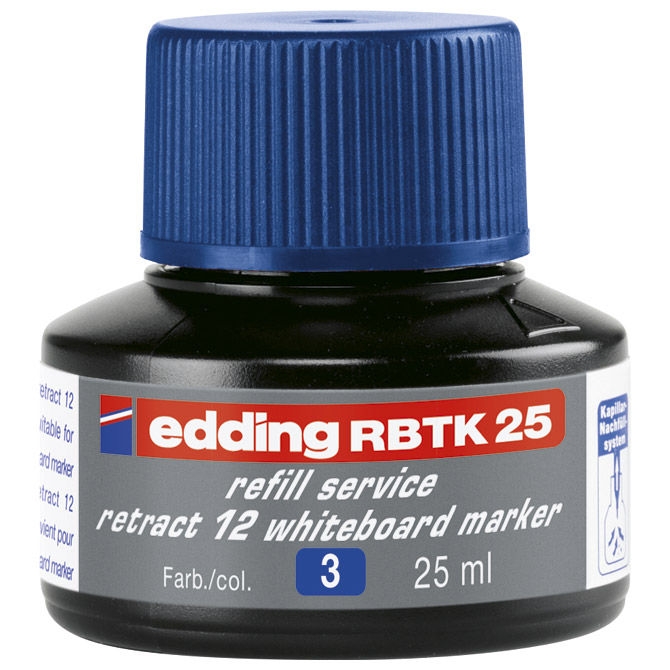 Tinta za marker (za bijelu ploču) 25ml Edding BTK25 plava Cijena