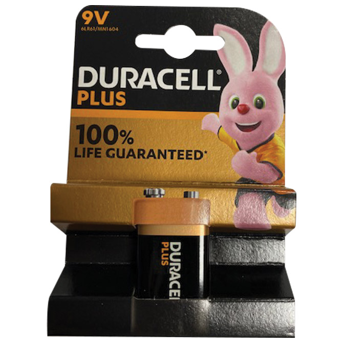 Baterija alkalna 9V Plus Duracell 6LR61 blister Cijena