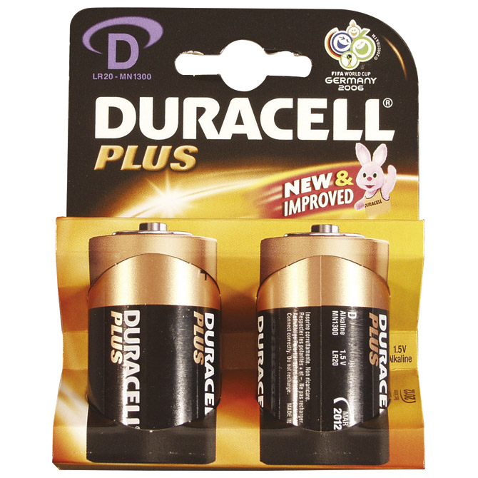 Baterija alkalna 1,5V D Basic pk2 Duracell LR20 blister Cijena